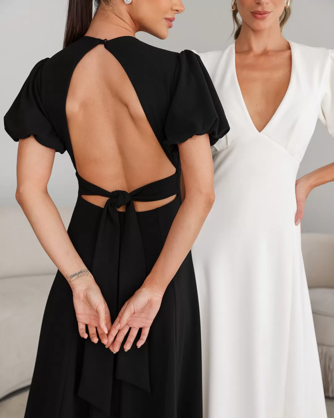 Dot Clothing - Dress Dot Clothing Long Sleeve Black - 2106PRETO Dot Clothing - Dress Dot Clothing Long Sleeve Black - 2106PRETO