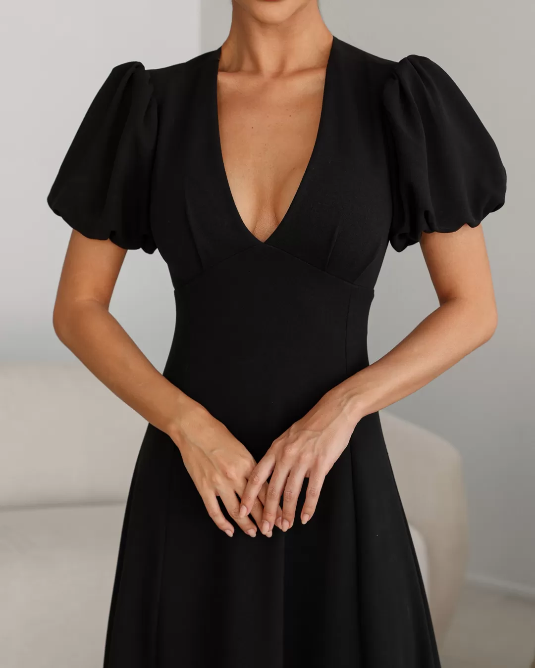Dot Clothing - Dress Dot Clothing Long Sleeve Black - 2106PRETO Dot Clothing - Dress Dot Clothing Long Sleeve Black - 2106PRETO