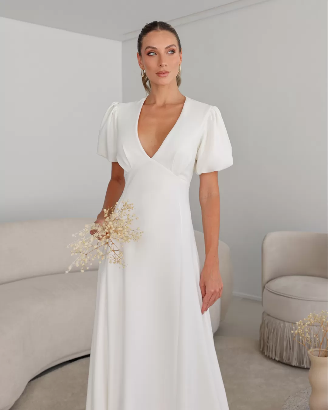 Dot Clothing - Dress Dot Clothing Long Sleeve Offwhite - 2106OFF Dot Clothing - Dress Dot Clothing Long Sleeve Offwhite - 2106OFF