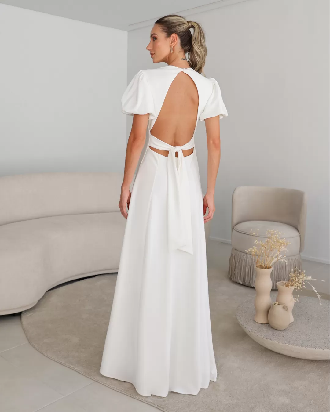 Dot Clothing - Dress Dot Clothing Long Sleeve Offwhite - 2106OFF Dot Clothing - Dress Dot Clothing Long Sleeve Offwhite - 2106OFF
