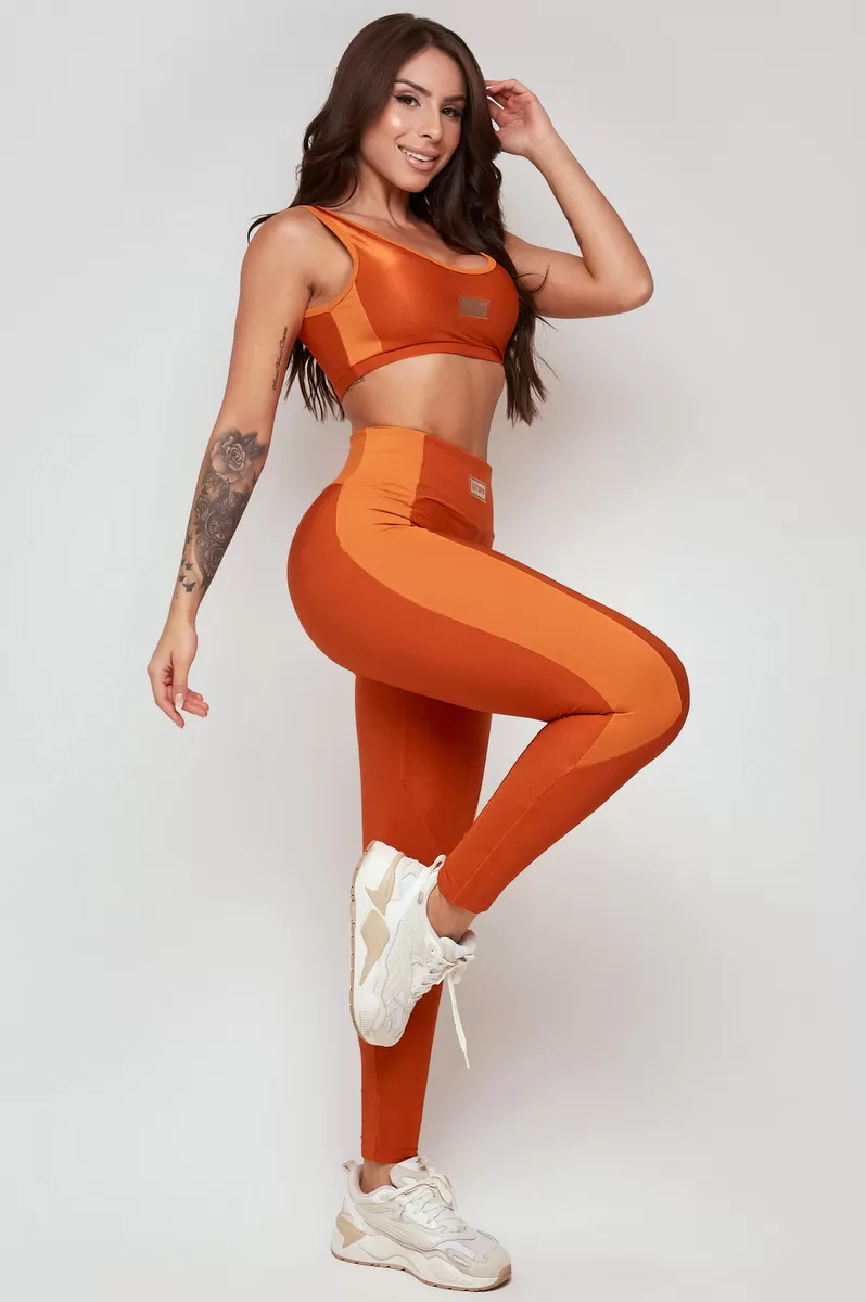 Lets Gym - Ocre Slouch Legging - 2346OC Lets Gym - Ocre Slouch Legging - 2346OC