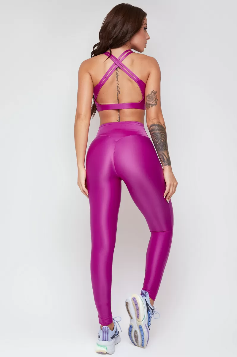 Lets Gym - Violet Atletic Leggings - 2294VT Lets Gym - Violet Atletic Leggings - 2294VT