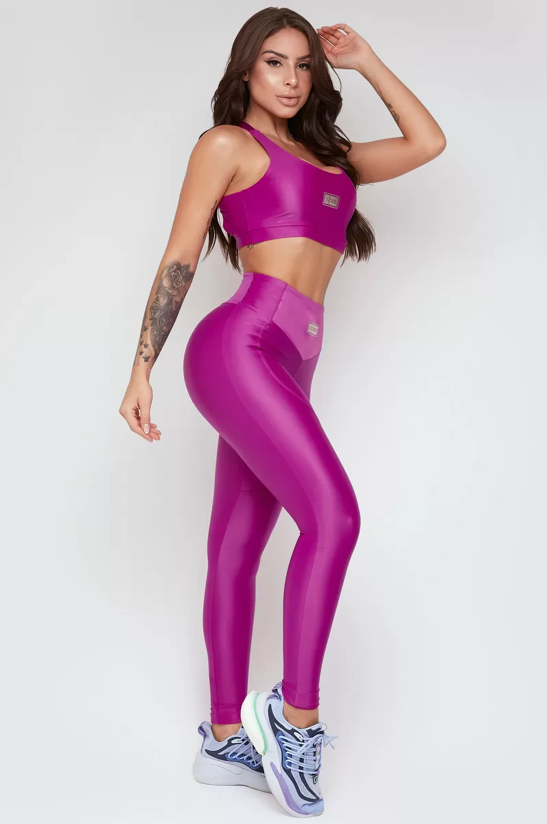 Lets Gym - Violet Atletic Leggings - 2294VT Lets Gym - Violet Atletic Leggings - 2294VT