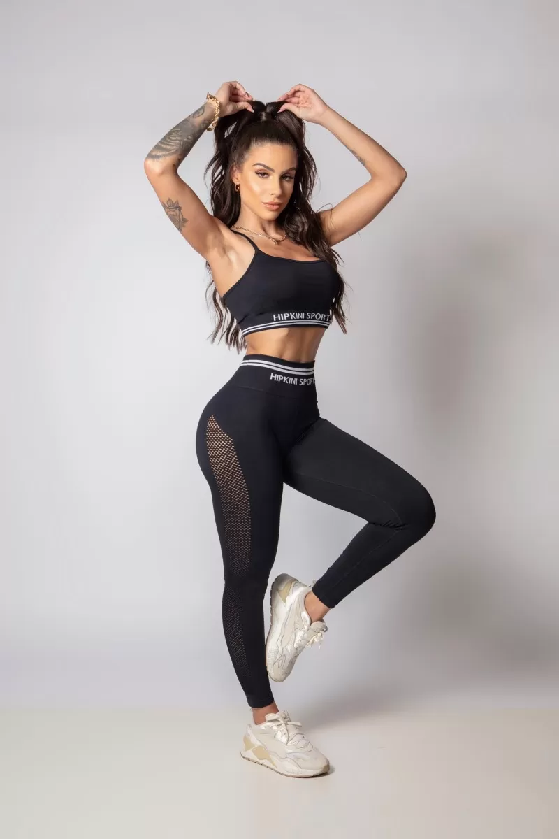 Hipkini - Strong Seamless Black Top with cutouts - 33330470 Hipkini - Strong Seamless Black Top with cutouts - 33330470