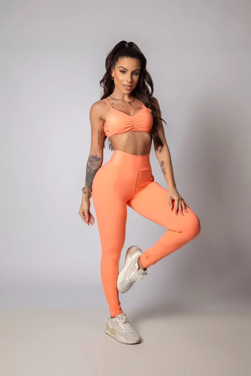 Hipkini - Strong Orange Leggings - 33330354 Hipkini - Strong Orange Leggings - 33330354