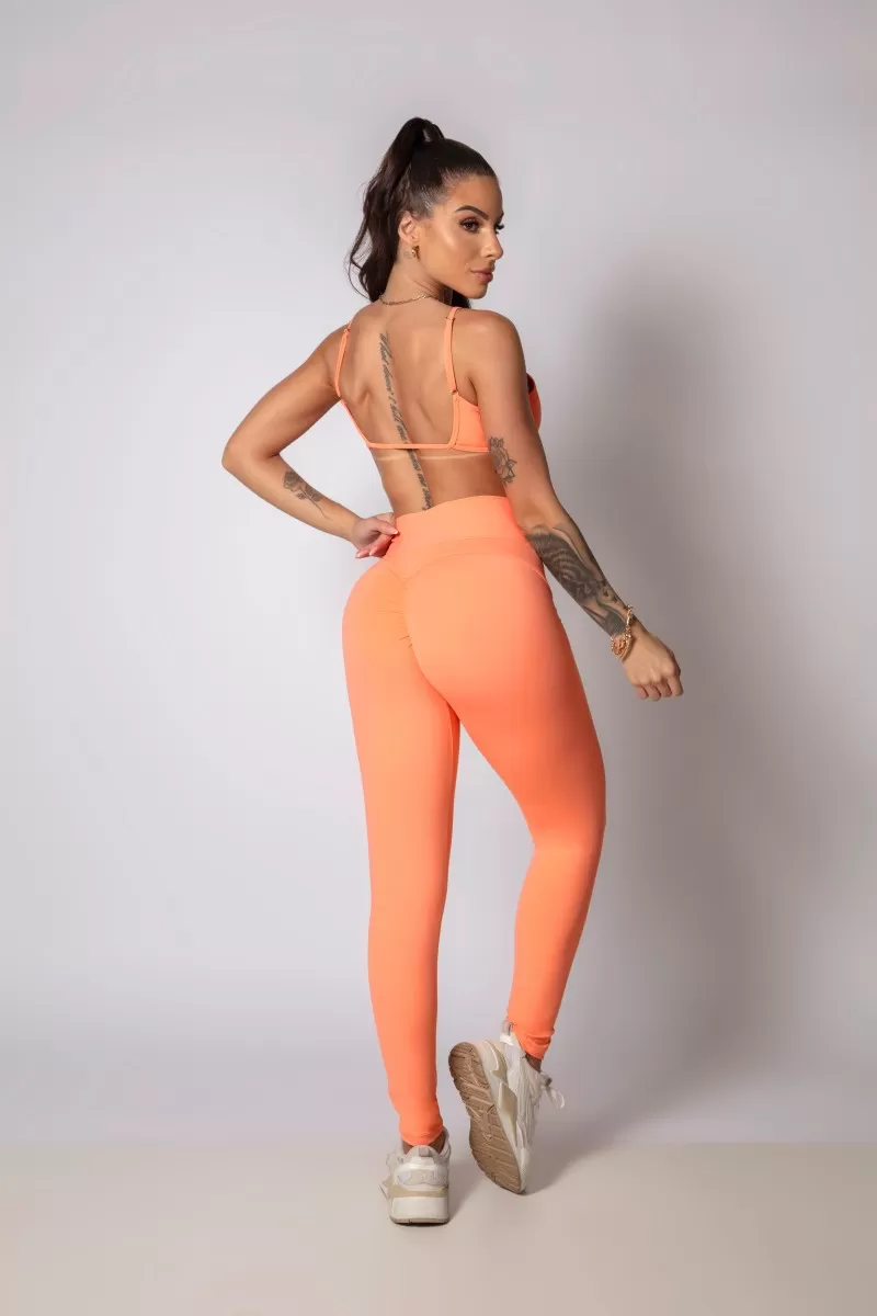 Hipkini - Strong Orange Leggings - 33330354 Hipkini - Strong Orange Leggings - 33330354