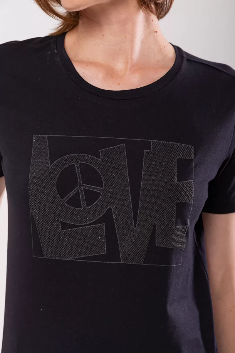 Hidrogênio - BLACK LOVE PRINTED T-SHIRT - 19773001 Hidrogênio - BLACK LOVE PRINTED T-SHIRT - 19773001