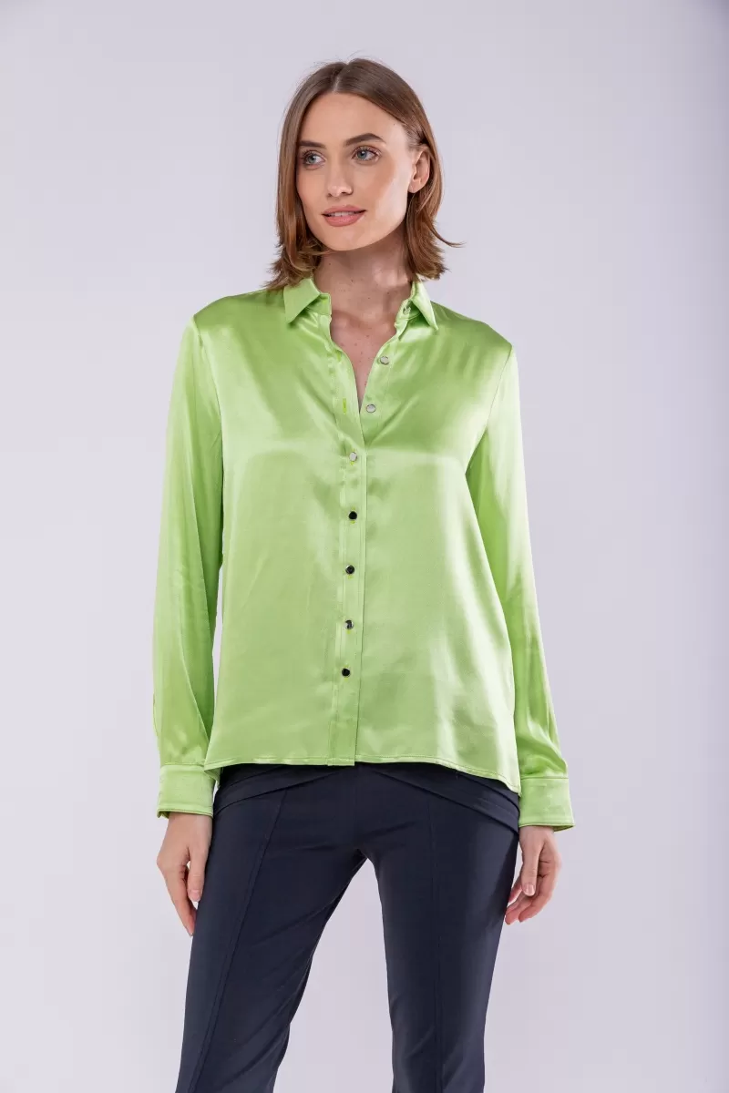 Hidrogênio - PISTACHIO SATIN SHIRT - 19829536 Hidrogênio - PISTACHIO SATIN SHIRT - 19829536