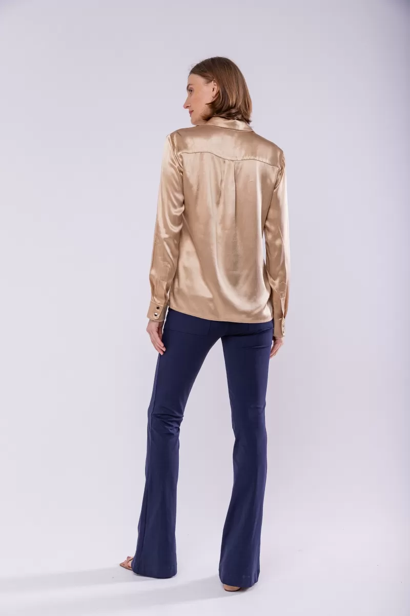 Hidrogênio - WHEAT SATIN SHIRT - 19829343 Hidrogênio - WHEAT SATIN SHIRT - 19829343