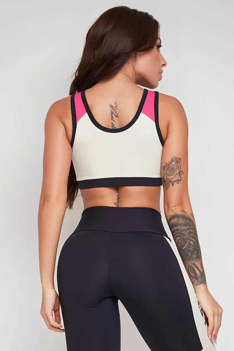 Lets Gym - Top Brand Colors Off White and Black - 2287OFWPT Lets Gym - Top Brand Colors Off White and Black - 2287OFWPT