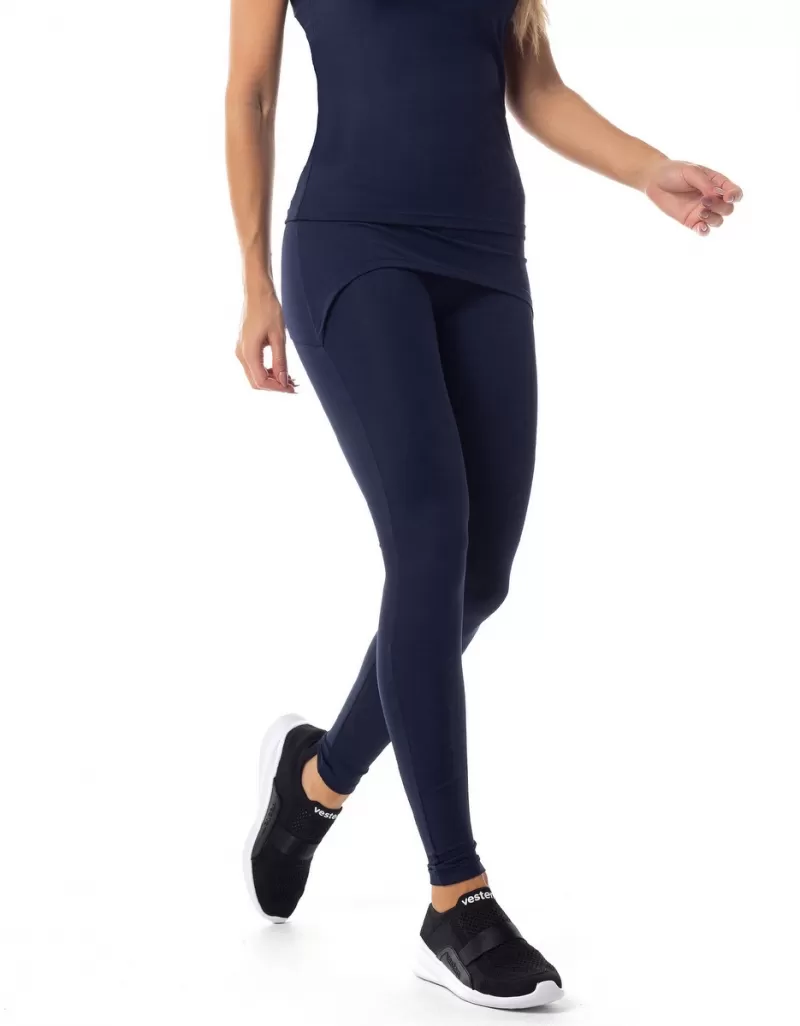 Vestem - Dark Navy Leggingss Legging With Wrapping - FS61.ESS.C0173