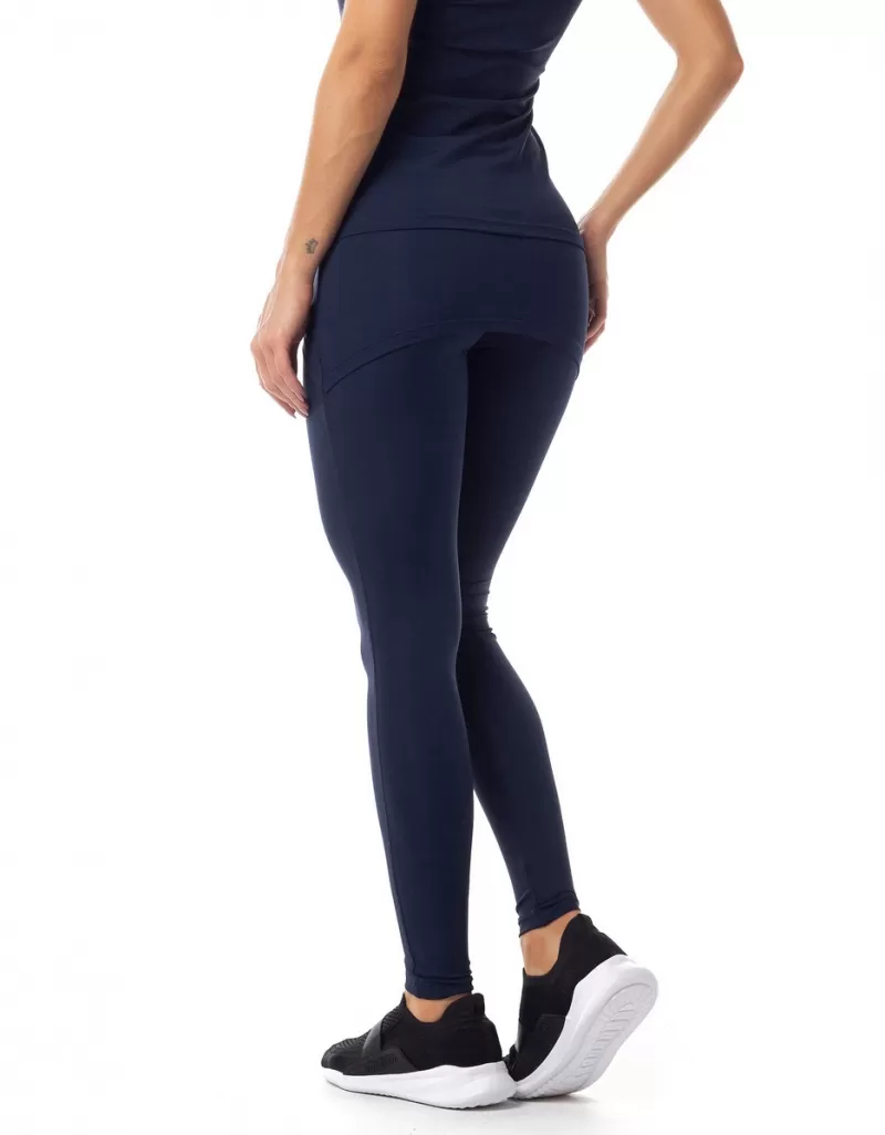 Vestem - Dark Navy Leggingss Legging With Wrapping - FS61.ESS.C0173 Vestem - Dark Navy Leggingss Legging With Wrapping - FS61.ESS.C0173