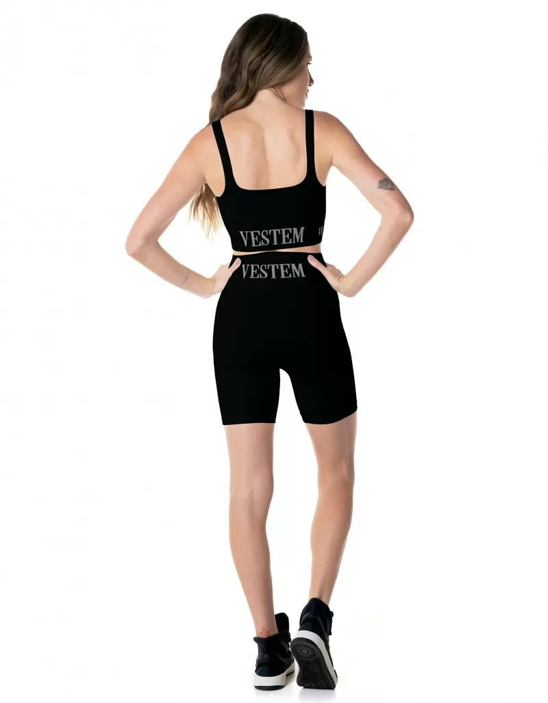 Vestem - Elis Black Shorts - BER230.I24.C0002 Vestem - Elis Black Shorts - BER230.I24.C0002