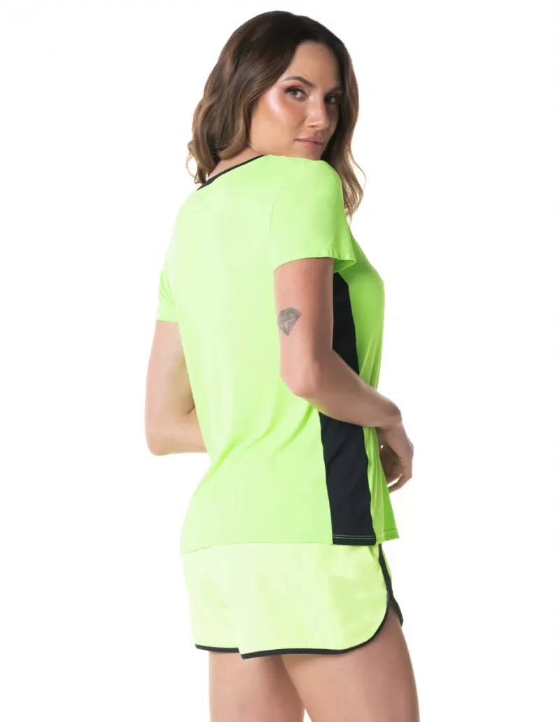 Vestem - Neon Green Dry Fit Restore Short Sleeve Shirt - BMC739.I24.C0041 Vestem - Neon Green Dry Fit Restore Short Sleeve Shirt - BMC739.I24.C0041
