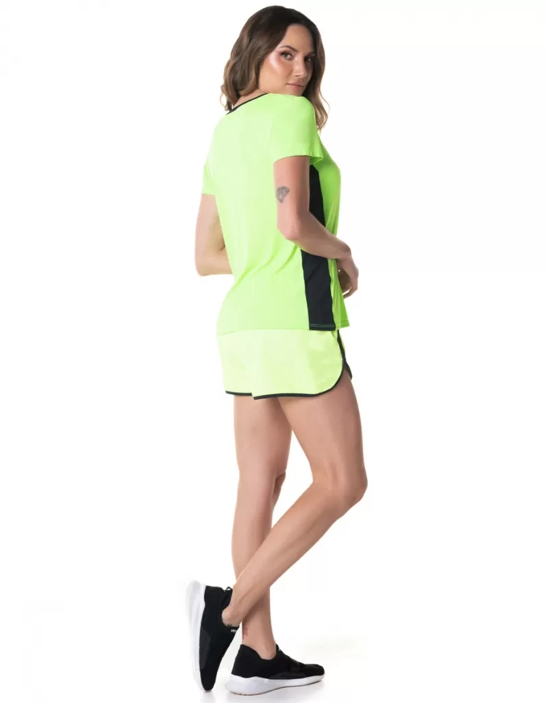 Vestem - Neon Green Dry Fit Restore Short Sleeve Shirt - BMC739.I24.C0041 Vestem - Neon Green Dry Fit Restore Short Sleeve Shirt - BMC739.I24.C0041