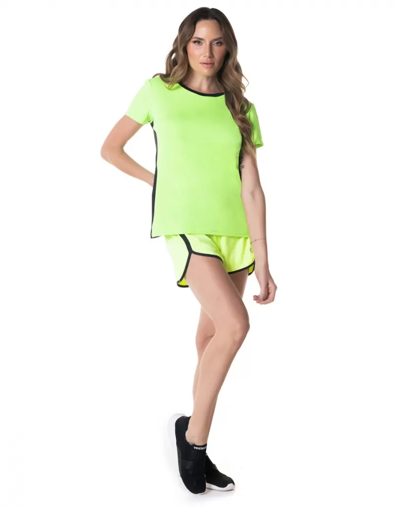 Vestem - Neon Green Dry Fit Restore Short Sleeve Shirt - BMC739.I24.C0041 Vestem - Neon Green Dry Fit Restore Short Sleeve Shirt - BMC739.I24.C0041
