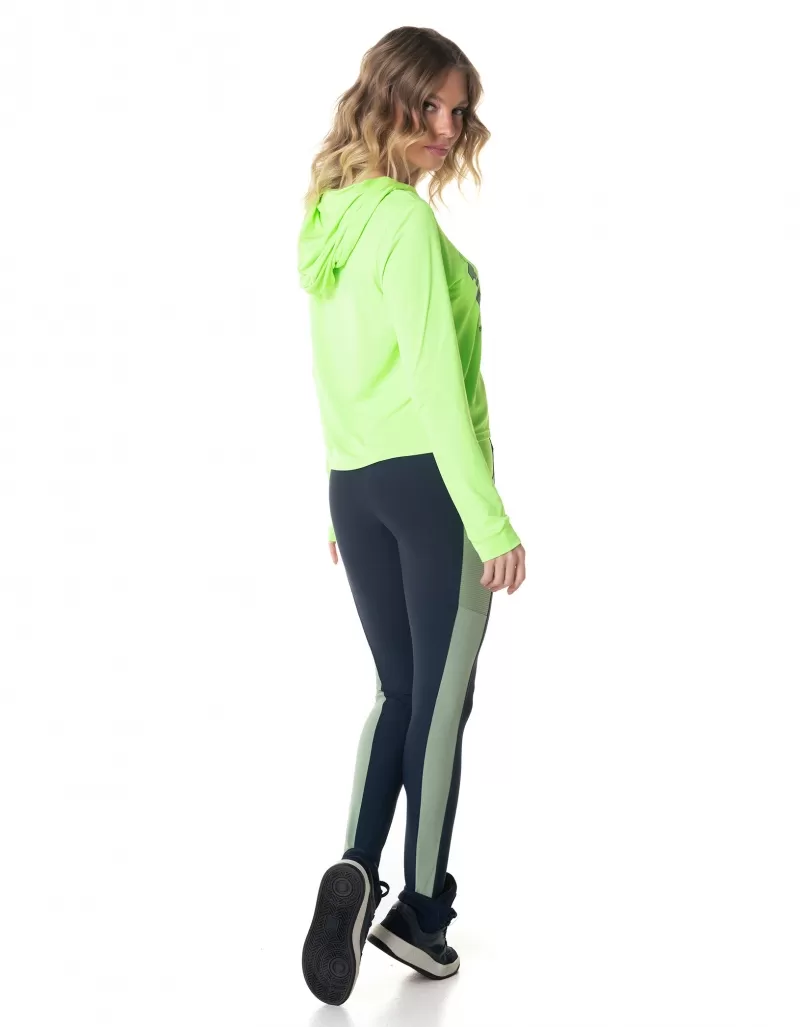 Vestem - Neon Green Glimmer Dry Fit Long Sleeve Shirt - BML222.I24.C0041 Vestem - Neon Green Glimmer Dry Fit Long Sleeve Shirt - BML222.I24.C0041