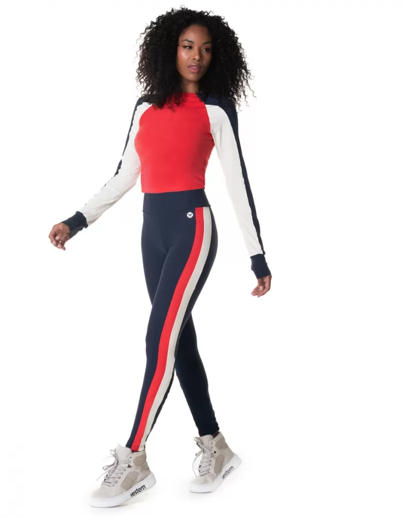 Vestem - Long Sleeve Shirt Dry Fit Groove Tomato Red - BML455.I24.C0441 Vestem - Long Sleeve Shirt Dry Fit Groove Tomato Red - BML455.I24.C0441