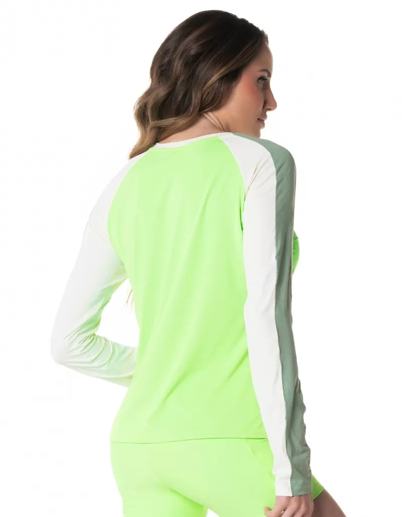 Vestem - Long Sleeve Shirt Dry Fit Flexy Neon Green - BML458.I24.C0041 Vestem - Long Sleeve Shirt Dry Fit Flexy Neon Green - BML458.I24.C0041