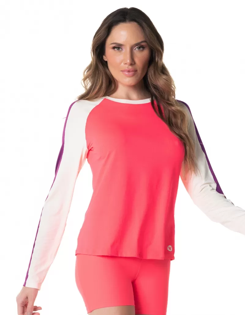 Vestem - Long Sleeve Shirt Dry Fit Flexy Pink Electra - BML458.I24.C0428