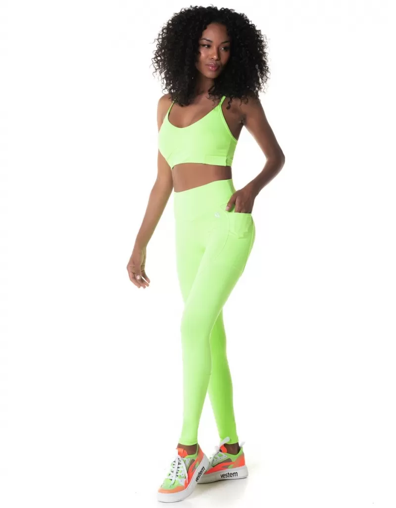Vestem - Neon Green Eco Leggings - FS1377.I24.C0041 Vestem - Neon Green Eco Leggings - FS1377.I24.C0041