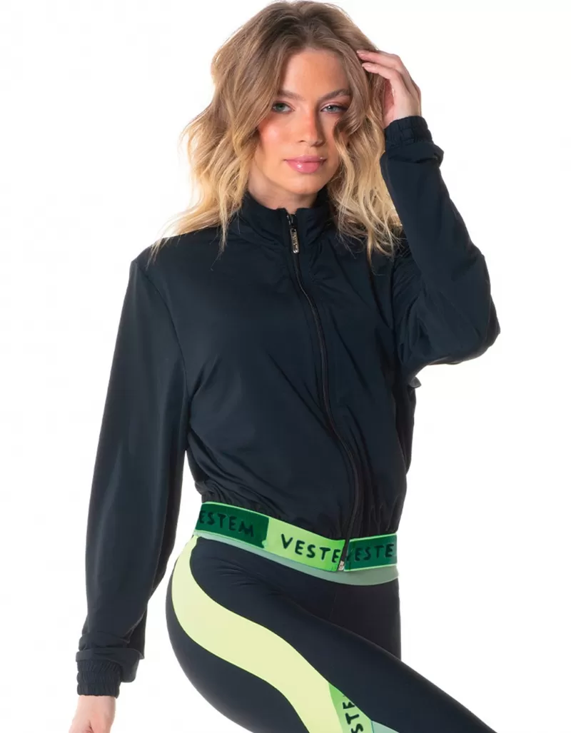 Vestem - Black Push Up Jacket - JAC195.I24.C0002