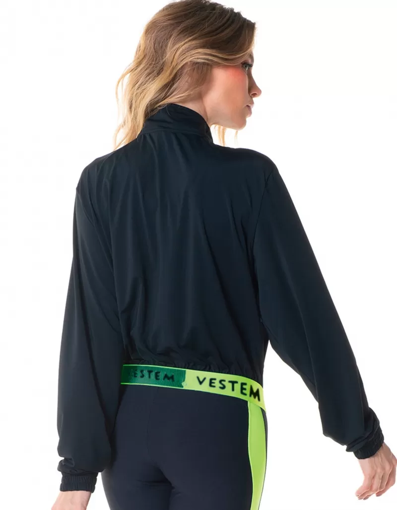 Vestem - Black Push Up Jacket - JAC195.I24.C0002 Vestem - Black Push Up Jacket - JAC195.I24.C0002