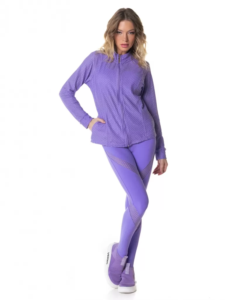 Vestem - Neon Lavender Avatar Jacket - JAC213.I24.C0412 Vestem - Neon Lavender Avatar Jacket - JAC213.I24.C0412