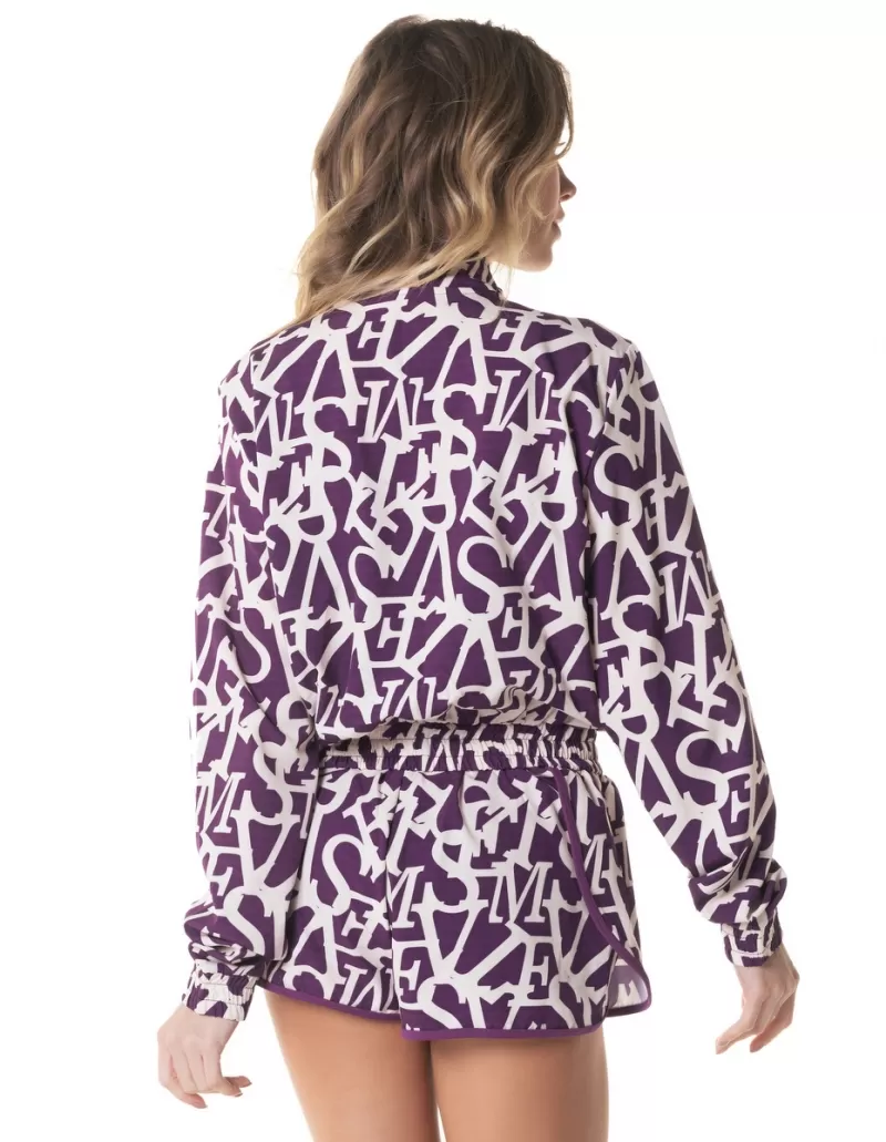 Vestem - Jacket Licabeto Mega Vestem Acai and Off White - JAC236.I24.E1251.I24 Vestem - Jacket Licabeto Mega Vestem Acai and Off White - JAC236.I24.E1251.I24