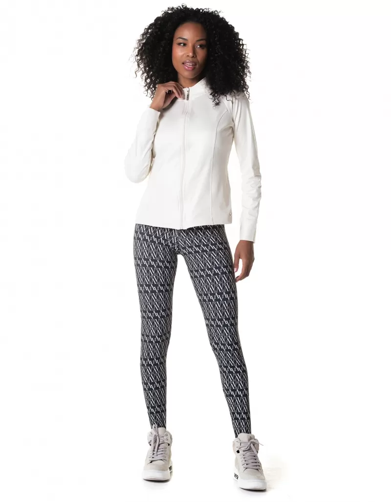 Vestem - Kris Off White and Ecru Jacket - JAC241.I24.C0140 Vestem - Kris Off White and Ecru Jacket - JAC241.I24.C0140