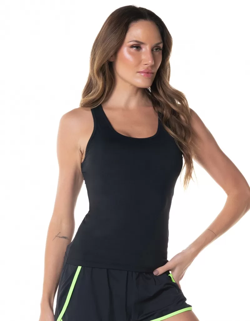 Vestem - Tank Shirt Techno Black - REG347.I24.C0002