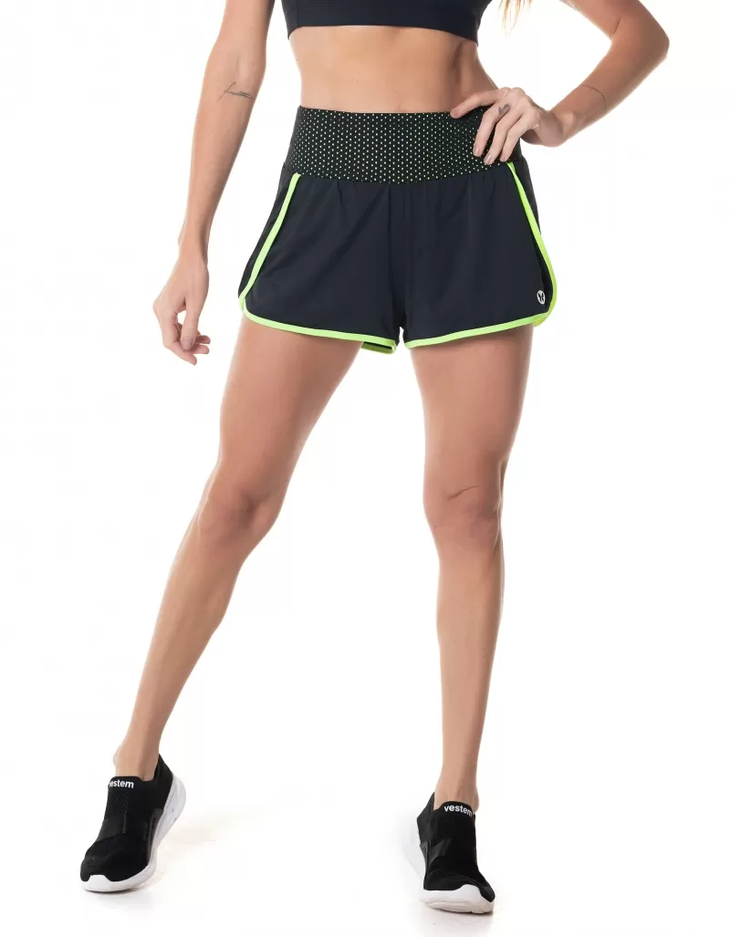 Vestem - Black Clubber Shorts - SH559.I24.C0002