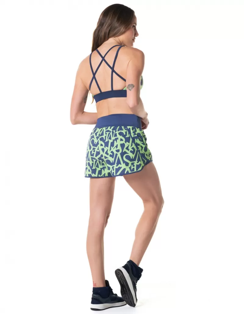 Vestem - Licabeto Mega Vestem Blue Jeans and Veon Green Shorts logo - SH567.I24.E1248.I24 Vestem - Licabeto Mega Vestem Blue Jeans and Veon Green Shorts logo - SH567.I24.E1248.I24