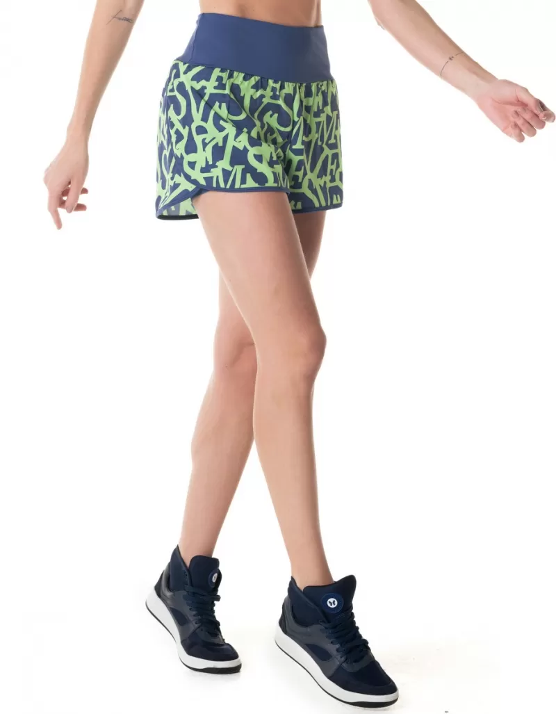 Vestem - Licabeto Mega Vestem Blue Jeans and Veon Green Shorts logo - SH567.I24.E1248.I24 Vestem - Licabeto Mega Vestem Blue Jeans and Veon Green Shorts logo - SH567.I24.E1248.I24