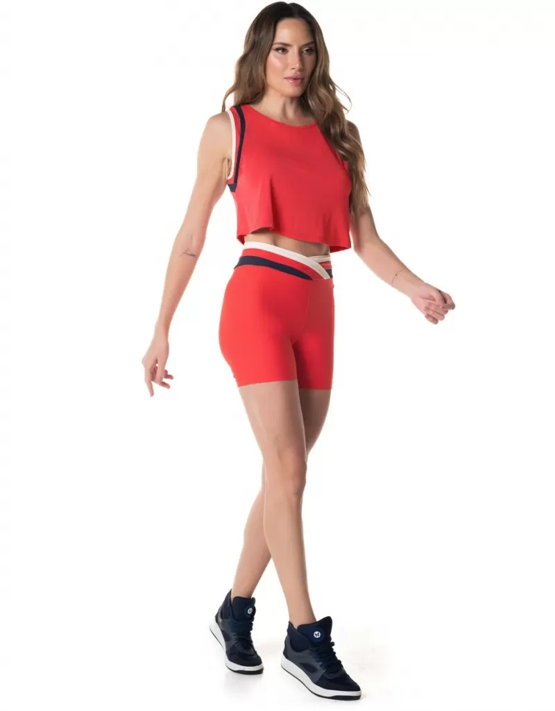 Vestem - Groove Tomato Red Shorts - SH569.I24.C0441 Vestem - Groove Tomato Red Shorts - SH569.I24.C0441