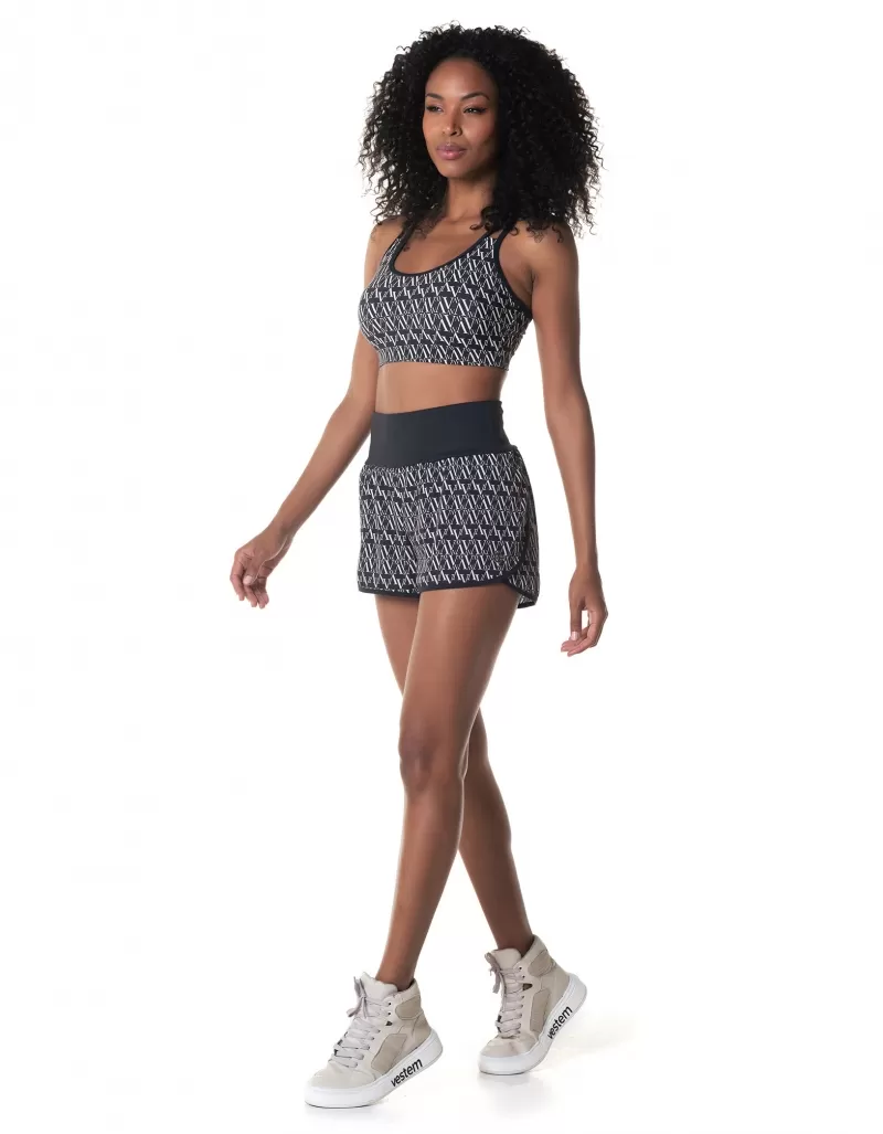 Vestem - Slim Forever Black Shorts - SH570.I24.E1252.I24 Vestem - Slim Forever Black Shorts - SH570.I24.E1252.I24