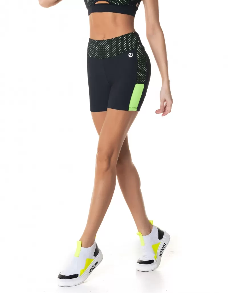 Vestem - Black Techno Shorts - SH581.I24.C0002