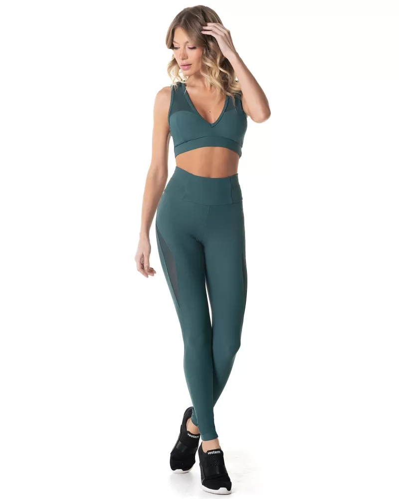 Vestem - Sports bra Skin Verde Palace - TOP1001.I24.C0429 Vestem - Sports bra Skin Verde Palace - TOP1001.I24.C0429