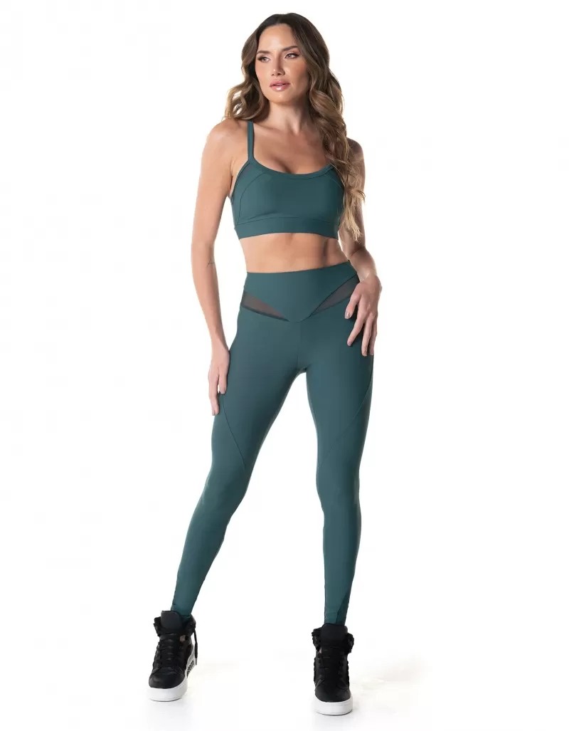 Vestem - Sports bra Aerobic Verde Palace - TOP1002.I24.C0429