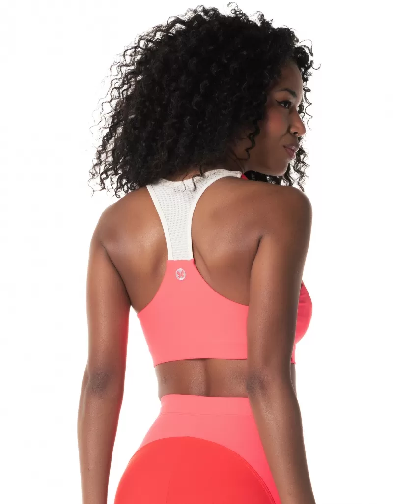 Vestem - Sports bra Glimmer Tomato Red - TOP1014.I24.C0441 Vestem - Sports bra Glimmer Tomato Red - TOP1014.I24.C0441