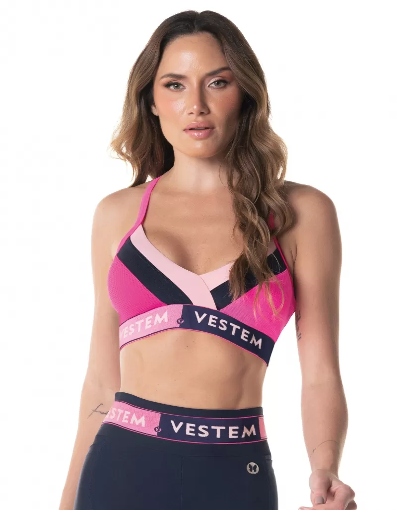 Vestem - Sports bra Flexy Pink Neon - TOP1023.I24.C0003