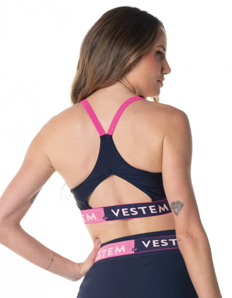 Vestem - Sports bra Flexy Pink Neon - TOP1023.I24.C0003 Vestem - Sports bra Flexy Pink Neon - TOP1023.I24.C0003