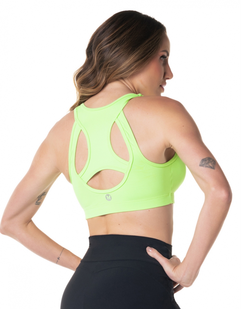 Vestem - Sports bra Melodic Neon Green - TOP1026.I24.C0041 Vestem - Sports bra Melodic Neon Green - TOP1026.I24.C0041