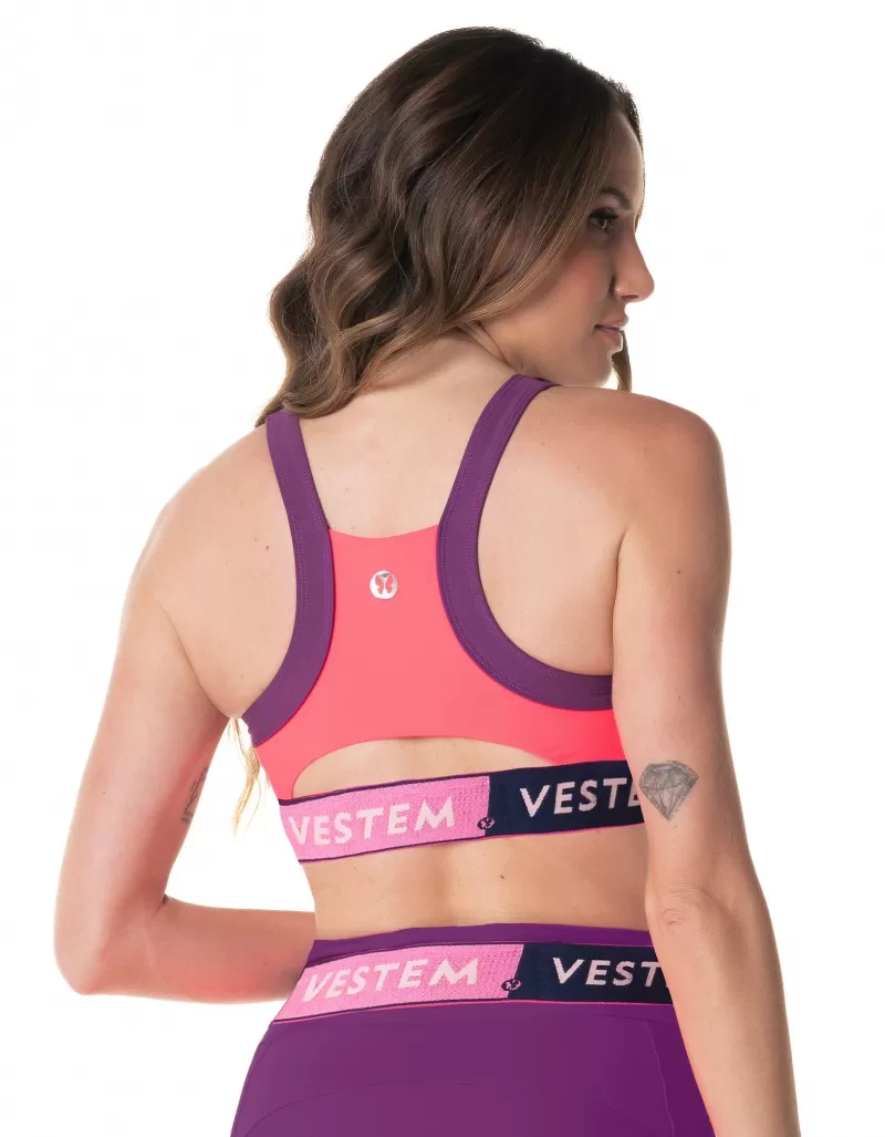 Vestem - Sports bra Energy Gym Pink Electra - TOP993.I24.C0428 Vestem - Sports bra Energy Gym Pink Electra - TOP993.I24.C0428
