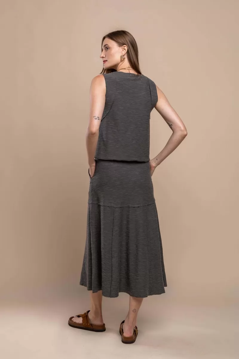 Hidrogênio - GRAY THREAD TANK - 19806030 Hidrogênio - GRAY THREAD TANK - 19806030