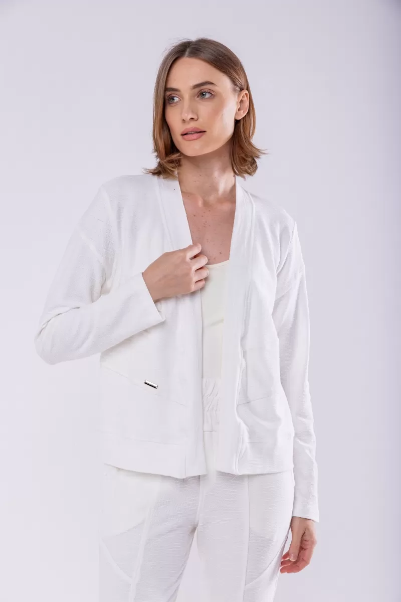 Hidrogênio - JACKET WITH OFF WHITE CUTOUTS - 19916018 Hidrogênio - JACKET WITH OFF WHITE CUTOUTS - 19916018