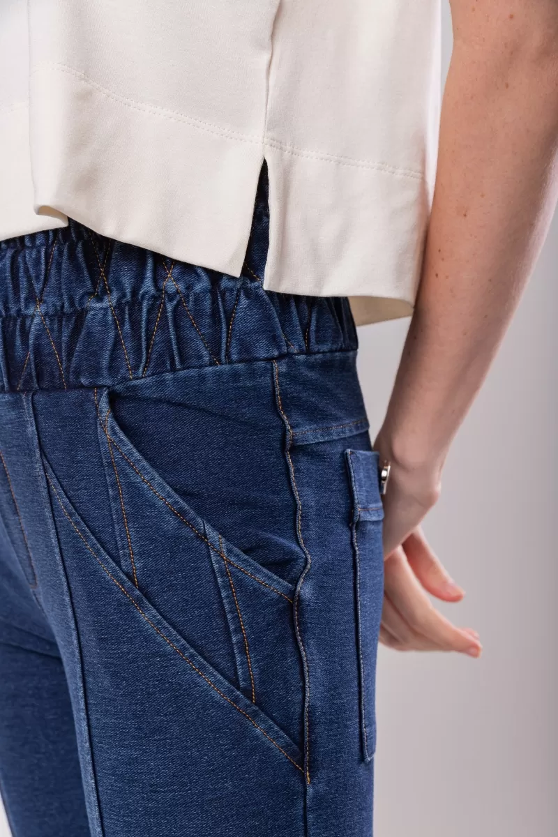 Hidrogênio - VIVIANE JEANS WITH WIDE ELASTIC WAIST - 19358042 Hidrogênio - VIVIANE JEANS WITH WIDE ELASTIC WAIST - 19358042