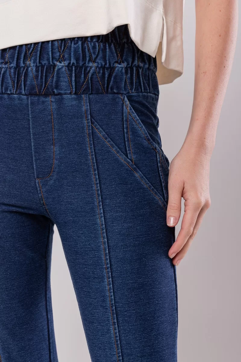 Hidrogênio - VIVIANE JEANS WITH WIDE ELASTIC WAIST - 19358042 Hidrogênio - VIVIANE JEANS WITH WIDE ELASTIC WAIST - 19358042