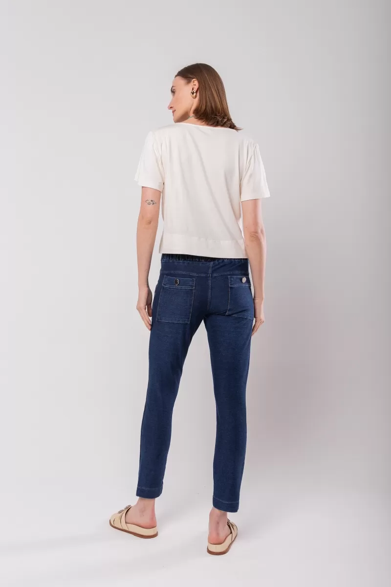 Hidrogênio - VIVIANE JEANS WITH WIDE ELASTIC WAIST - 19358042 Hidrogênio - VIVIANE JEANS WITH WIDE ELASTIC WAIST - 19358042