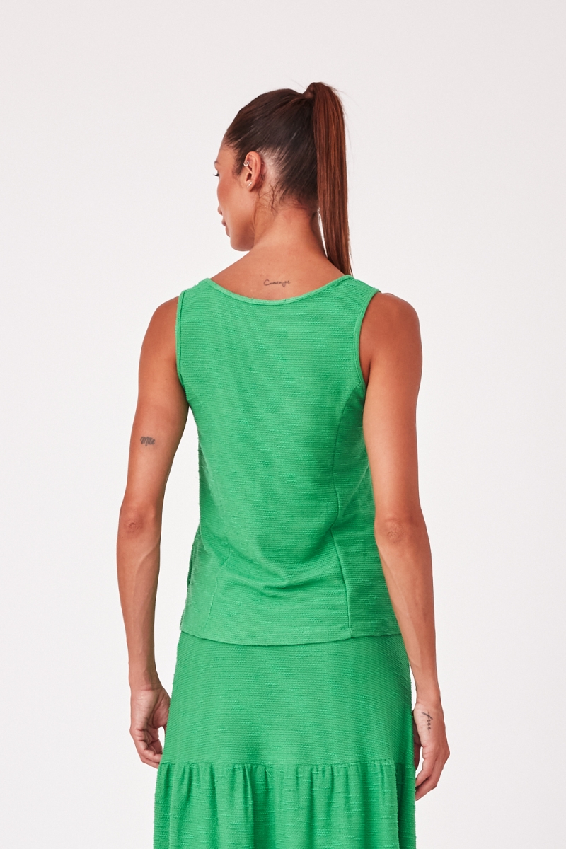Hidrogênio - MAYA SWEATSHIRT WIDE STRAP TANK - 19294434 Hidrogênio - MAYA SWEATSHIRT WIDE STRAP TANK - 19294434